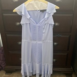 Banana Republic Pleated Front Flutter Mini Dress